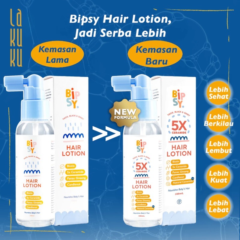 Lakuku - Bipsy Expert Hair Lotion Anak Vitamin Rambut