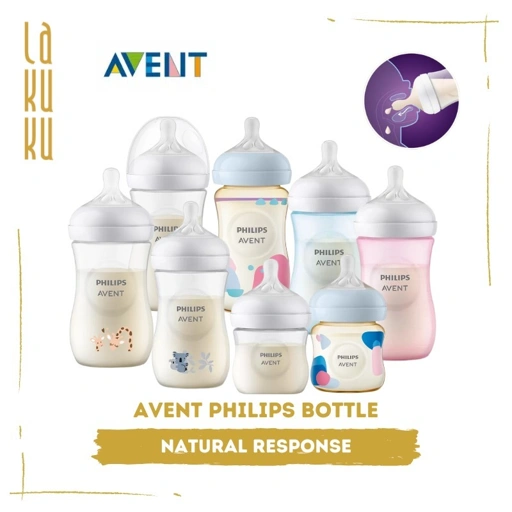 Image of Lakuku - Avent Philips Botol Susu Natural Response Premium PP dan PPSU
