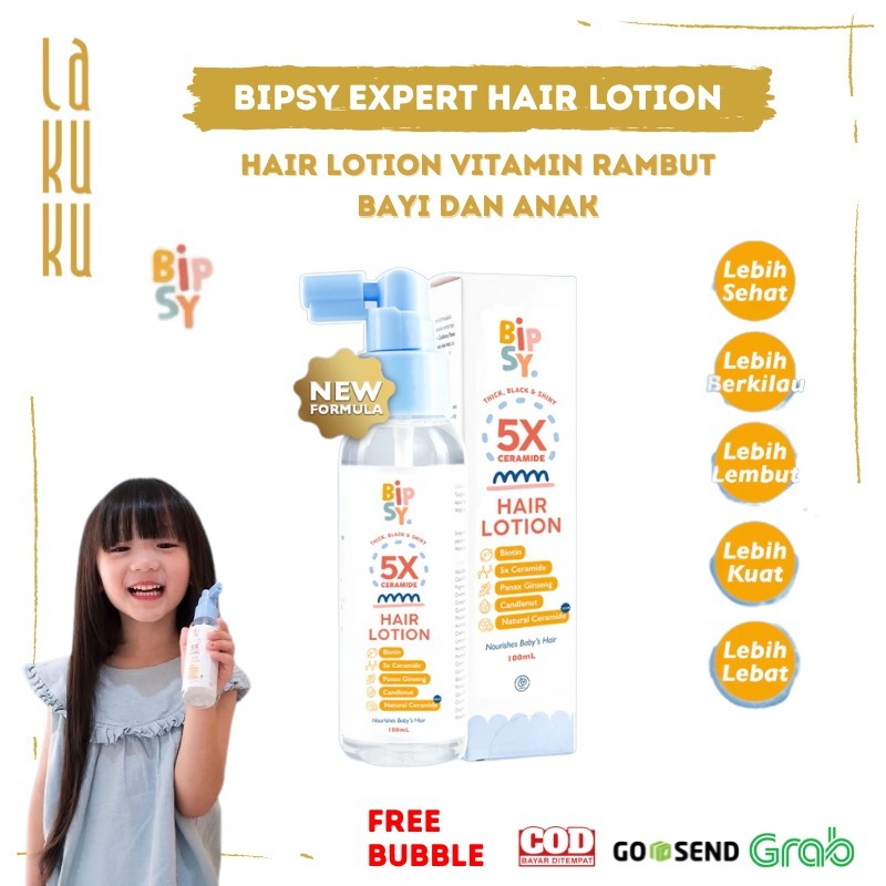 Lakuku - Bipsy Expert Hair Lotion Anak Vitamin Rambut