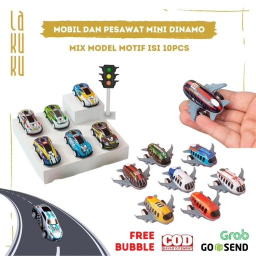 Lakuku - Mobil dan Pesawat Mini Dinamo mix model motif