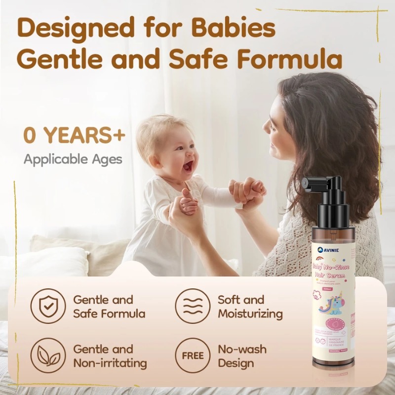 Lakuku - Avinie Baby n Kids Bath Shampoo Hair Serum Sabun Badan dan Serum Rambut Bayi
