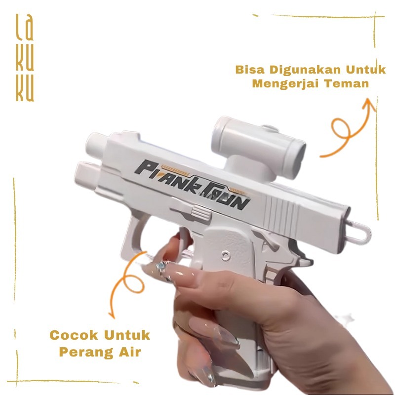 Lakuku - Mainan Pistol Air Prank Gun Anak tembak 2 arah