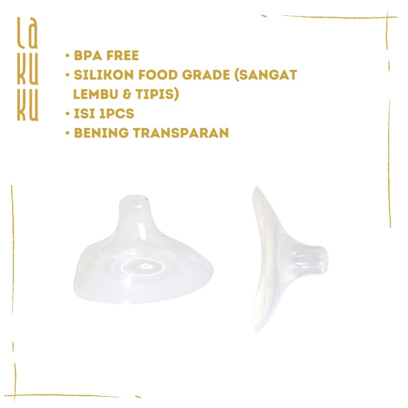 Lakuku - Lusty Bunny Breast Shield Nipple Cover Protector Alat Pelindung Puting Ibu Menyusui Asi Silikon