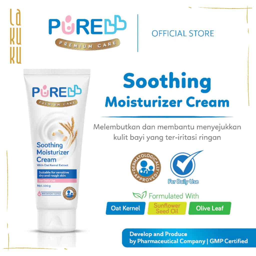 Lakuku - Purebb pure kids Diaper Cream, Sunblock, Soothing Cream dan Rush Cream untuk bayi dan anak