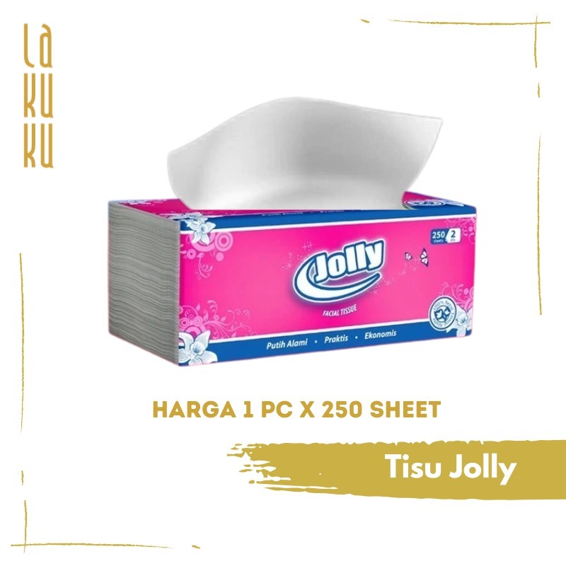 Lakuku - Tissue Wajah Jolly atau See U 2ply 250 sheets