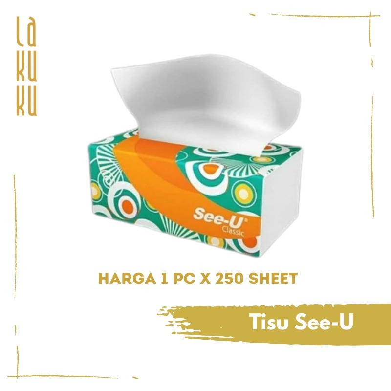 Lakuku - Tissue Wajah Jolly atau See U 2ply 250 sheets