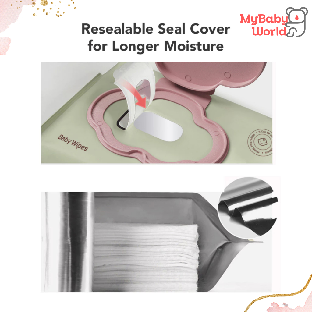 MBW - Sakumini Tissue Basah Wet Wipes Mini 20s 80s Facial Baby Lembut