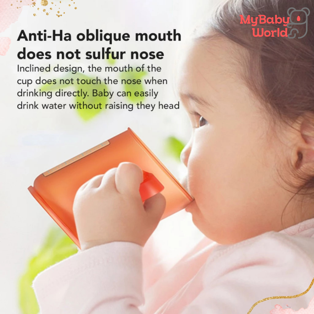 Lakuku - Sakumini Curve Straw Cup Training Gelas Sedotan