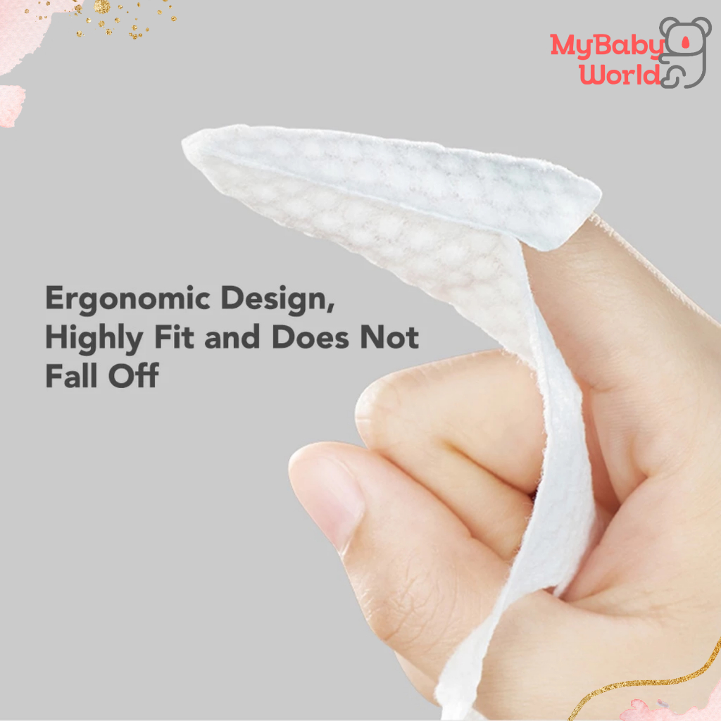 Lakuku - Sakumini Oral Cleaner Pembersih Lidah Gigi Mulut Bayi Gauze Stick dan finger wipes