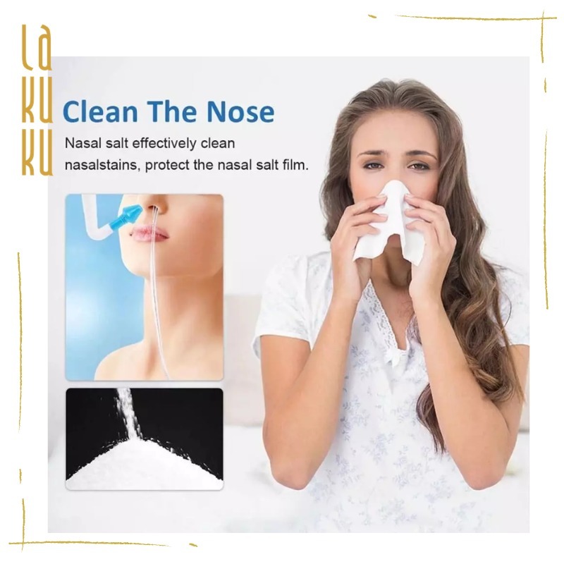 Lakuku - Airuidu Nasal Salt Wash Cleaner Garam Cuci Hidung