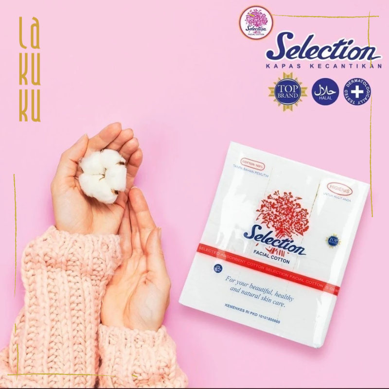 Lakuku - Kapas Wajah Selection 50gr 75gr Cotton Oval 80s