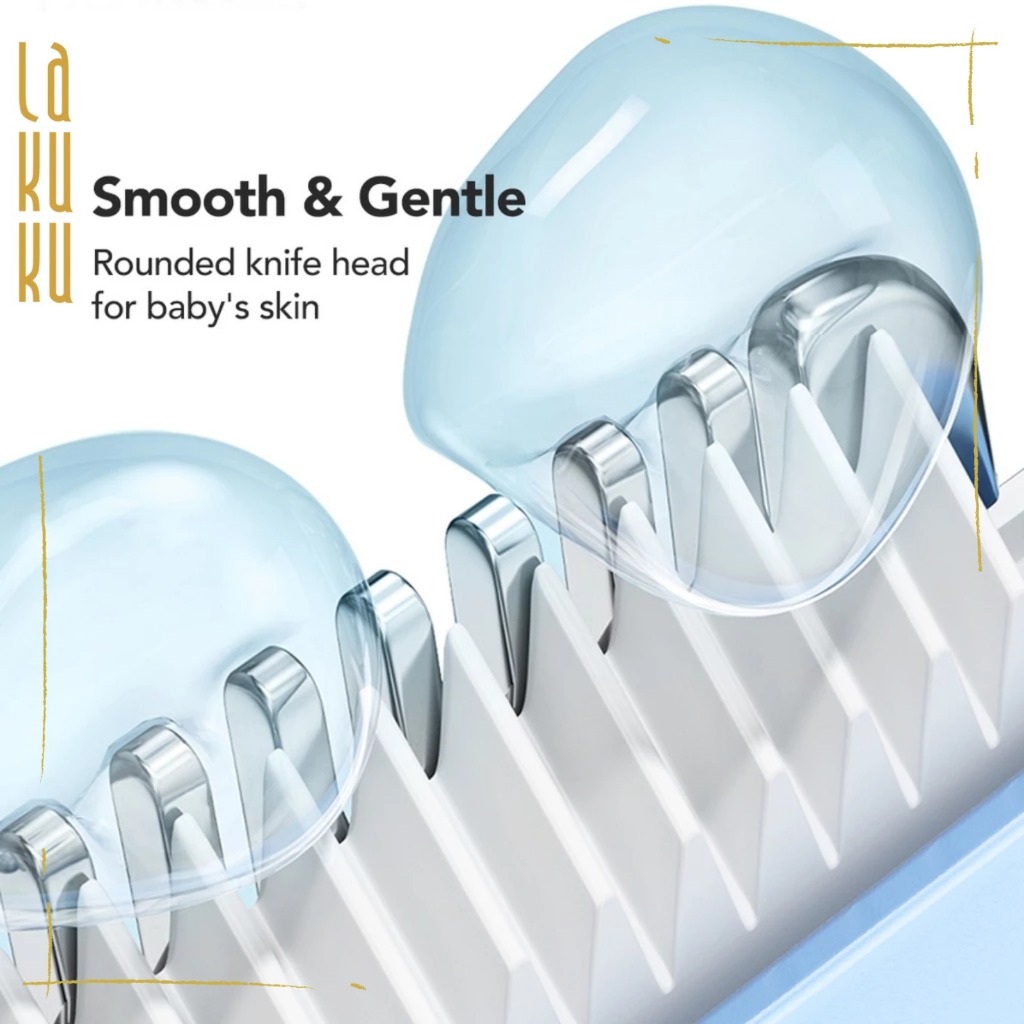 Lakuku - Sakumini Hair Clipper Elektrik Alat Cukur Potong Rambut Bayi Anak Charge Led Display