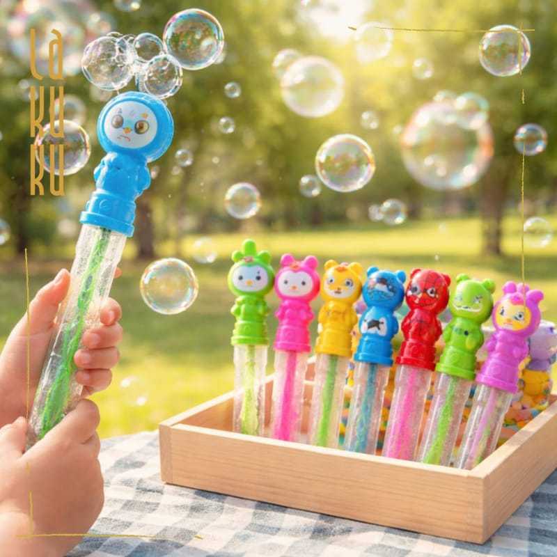 Lakuku - Mainan Tongkat Bubble Gelembung Stick 35cm Motif Random
