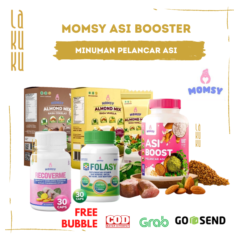 Lakuku - Momsy asi booster pelancar asi ibu dan minuman almon mix