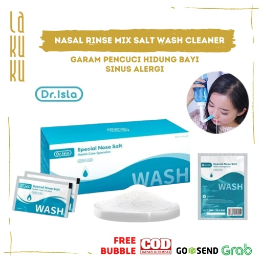 Lakuku - Dr. Isla Nasal Salt Wash Cleaner Garam Cuci Hidung