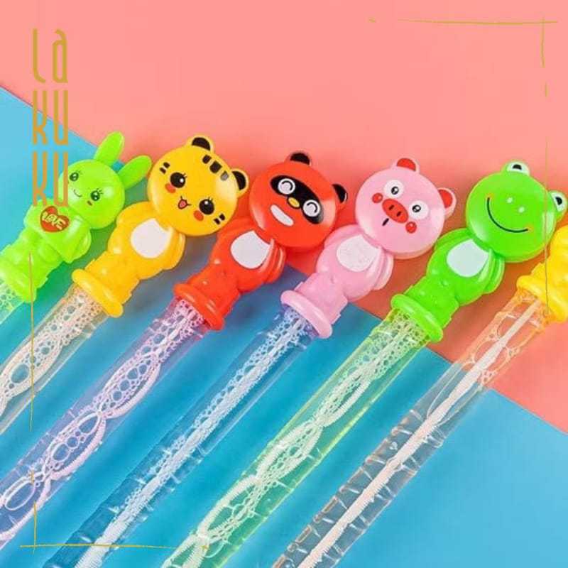 Lakuku - Mainan Tongkat Bubble Gelembung Stick 35cm Motif Random