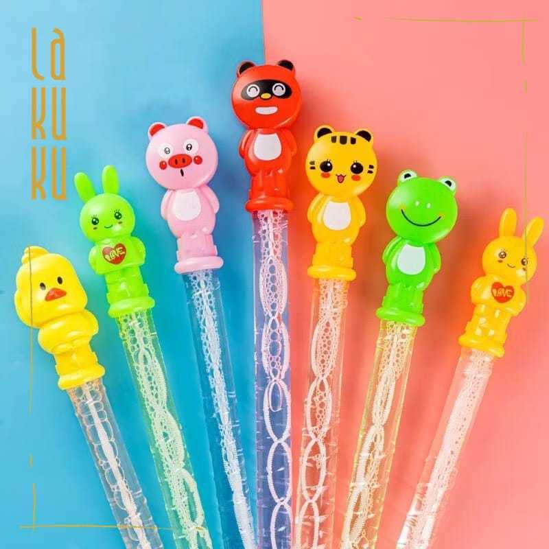 Lakuku - Mainan Tongkat Bubble Gelembung Stick 35cm Motif Random
