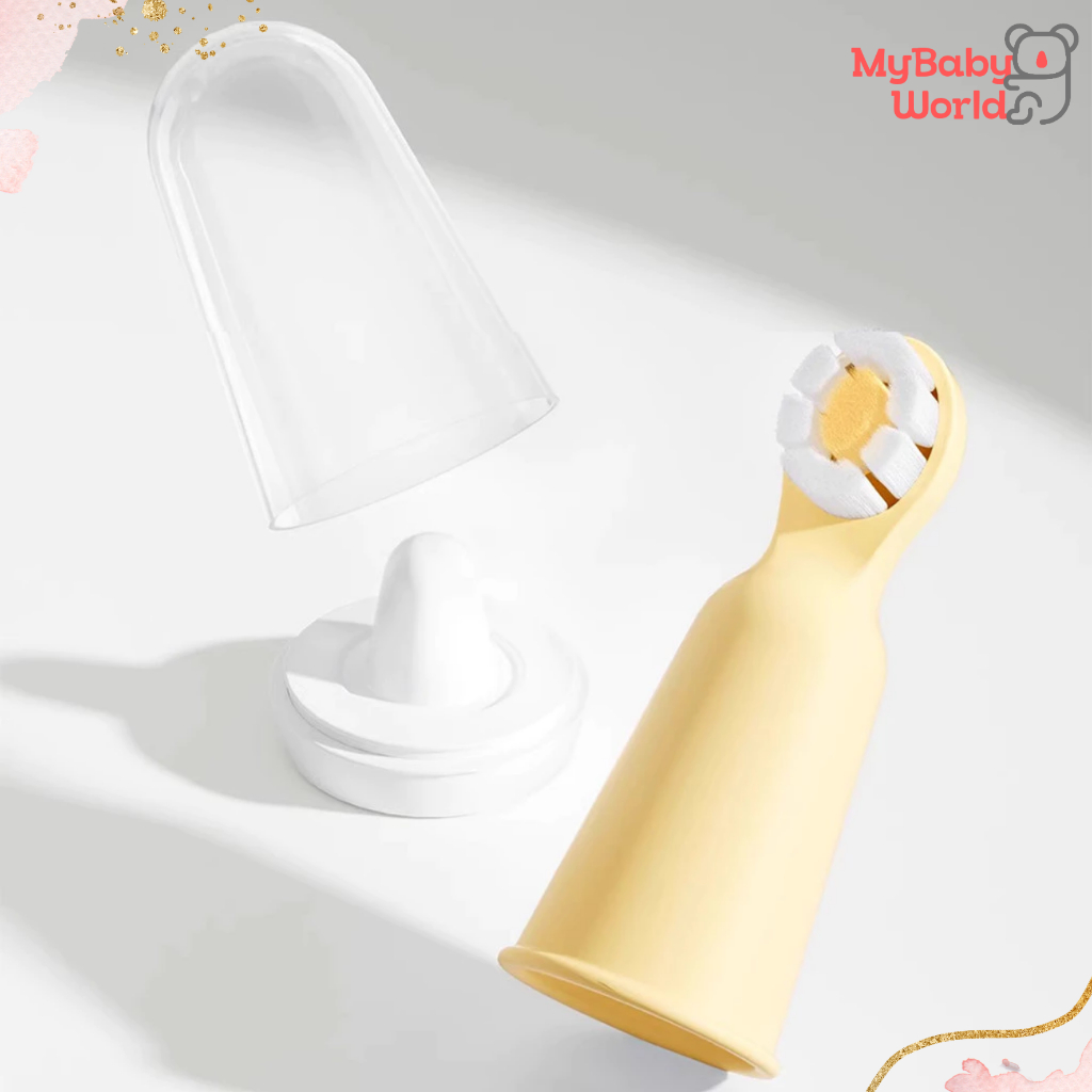 MBW - Sakumini Sikat Gigi Lidah Gusi Baby pakai Jari bahan Silikon Toothbrush Finger