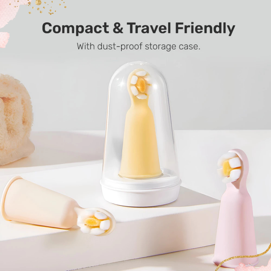 Lakuku - Sakumini Sikat Gigi Lidah Gusi Baby pakai Jari bahan Silikon Toothbrush Finger