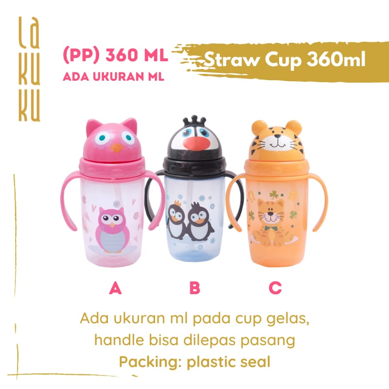 Lakuku - Dodo PP Botol Susu Dot Sedotan Training Cup 4 steps Bayi Anak BPA Free
