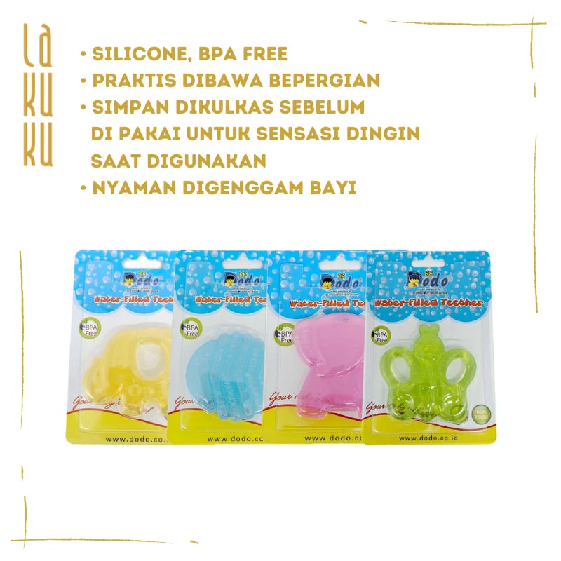 Lakuku - Dodo Water Filled Baby Teether isi Air Sillicone