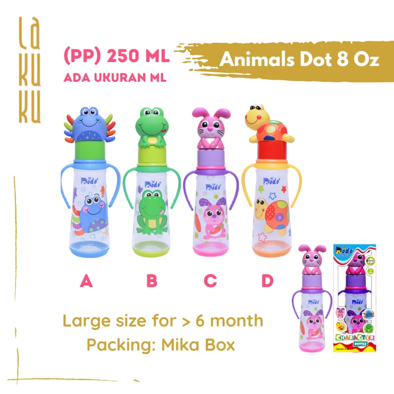 Lakuku - Dodo PP Botol Susu Dot Sedotan Training Cup 4 steps Bayi Anak BPA Free