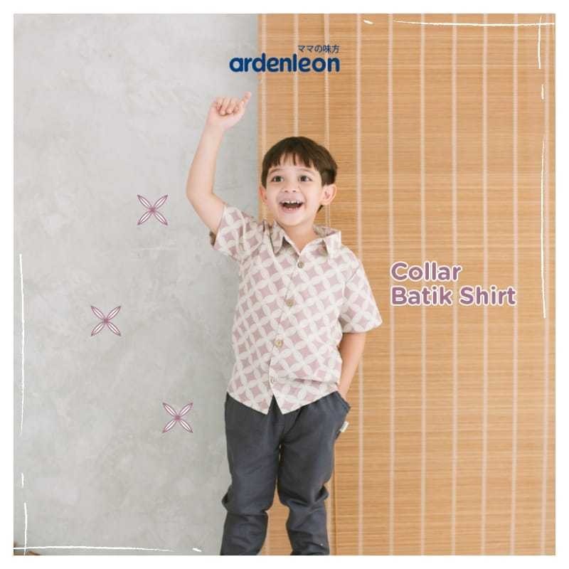 Lakuku - Ardenleon Collar Batik Shirt Atasan Kemeja Baju Batik Anak