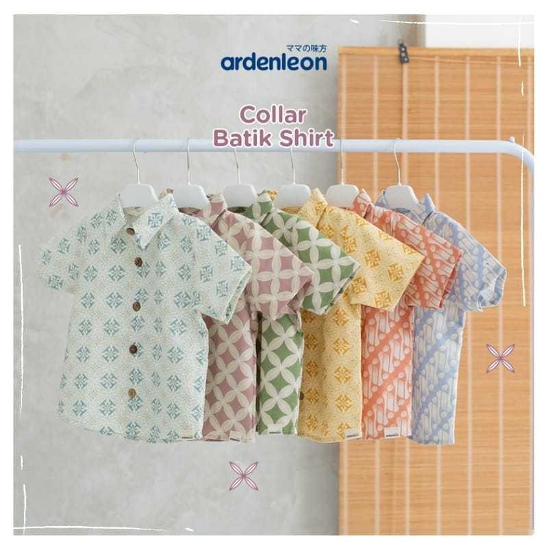 Lakuku - Ardenleon Collar Batik Shirt Atasan Kemeja Baju Batik Anak