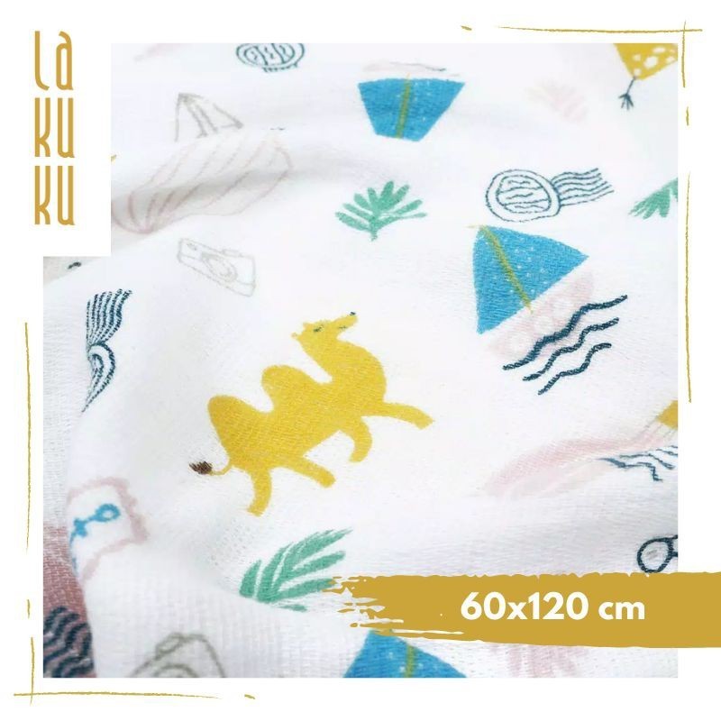 Lakuku - Palmerhaus TOTTORI Handuk Mandi Bayi Anak 60x120cm - premium combed cotton Bath Towels kado lahiran