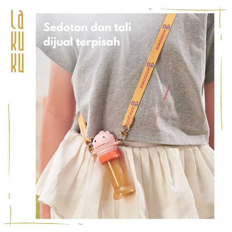 Lakuku - Sedotan Portable Travelling untuk anak minum dari botol kemasan universal