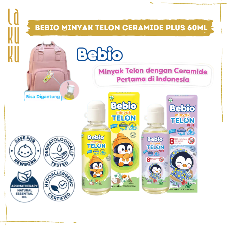 Lakuku - Bebio Minyak Telon Ceramide Plus 60ml