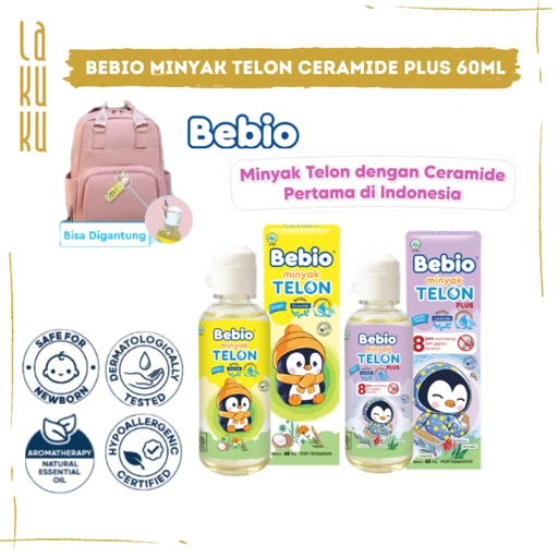 Lakuku - Bebio Minyak Telon Ceramide Plus 60ml