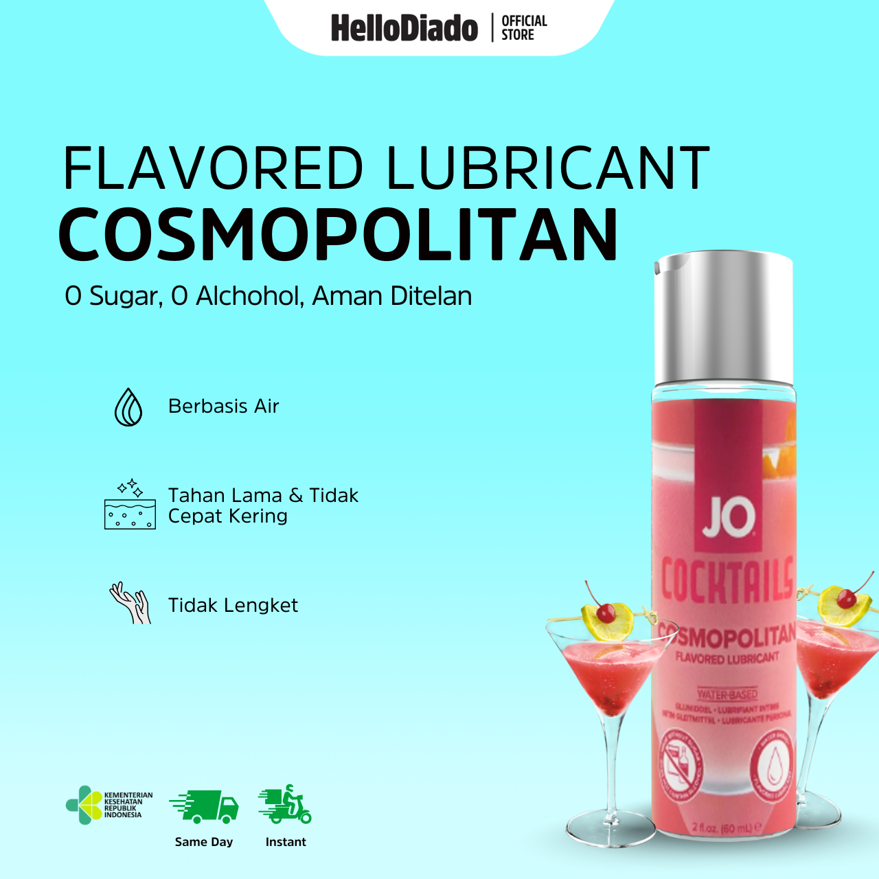 System Jo Cocktails Cosmopolitan Flavour  - Pelumas 