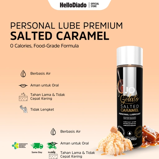 System Jo Salted Caramel Gelato Series | Pelumas Waterbased