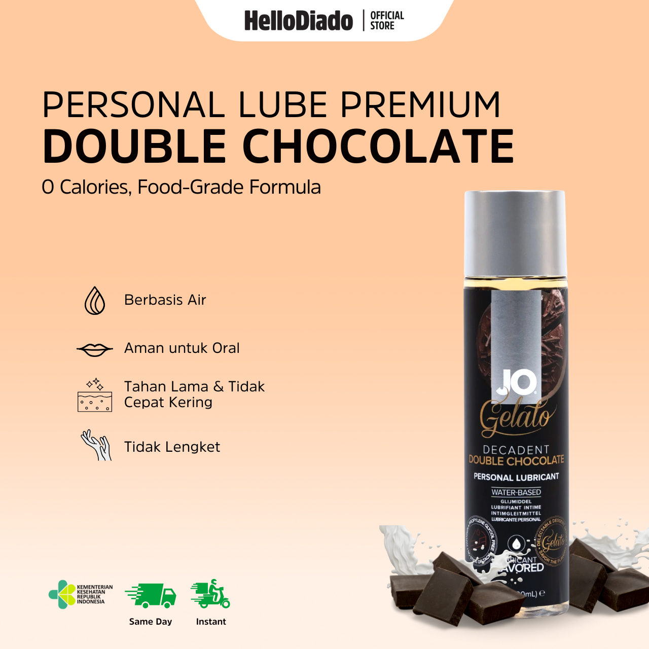 System Jo Decadent Double Chocolate Gelato Series | Pelumas Waterbased