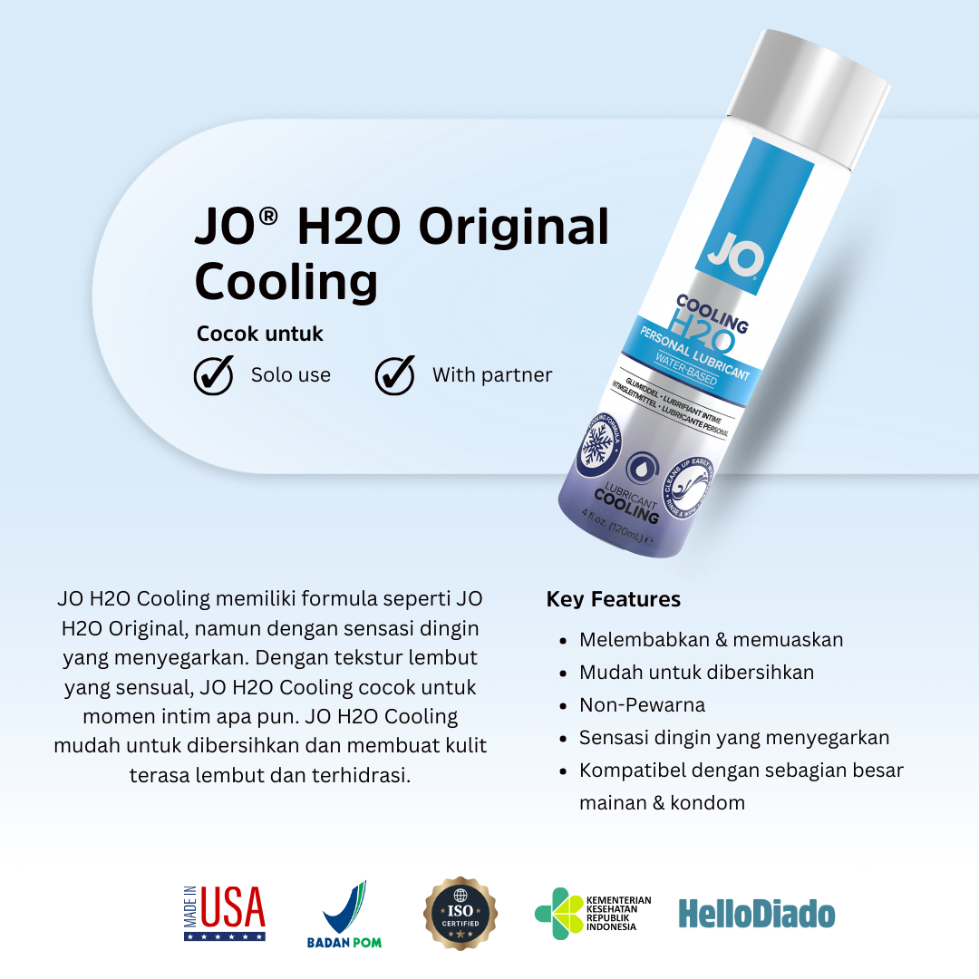 System Jo H2O Cooling 60 ml – Pelumas Pria Wanita Berbahan Dasar Air