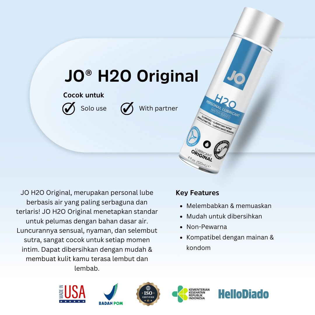System Jo H2O - Pelumas Pria Wanita Berbahan Dasar Air