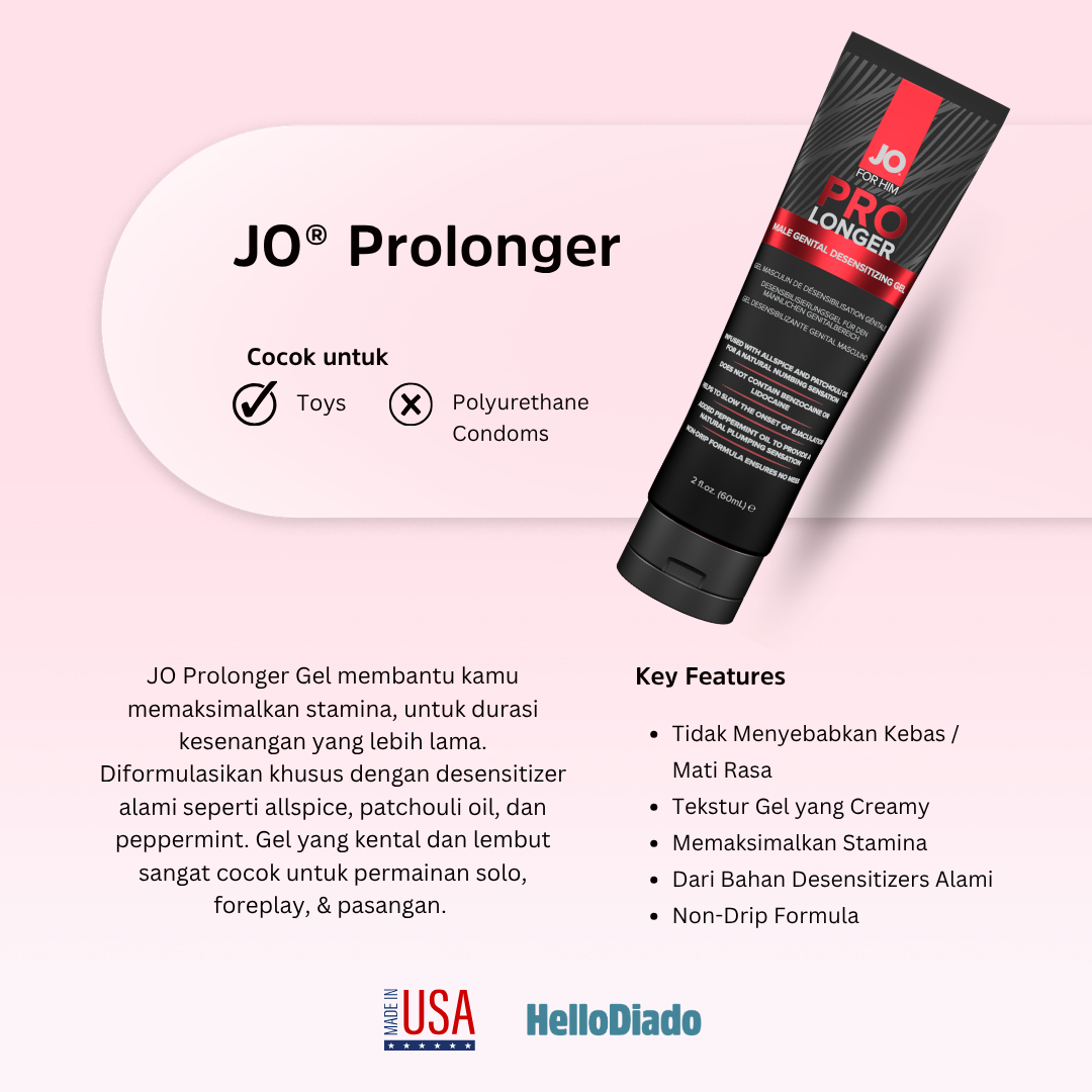 System Jo Pro Longer For Him Gel ~ Mencegah ED
