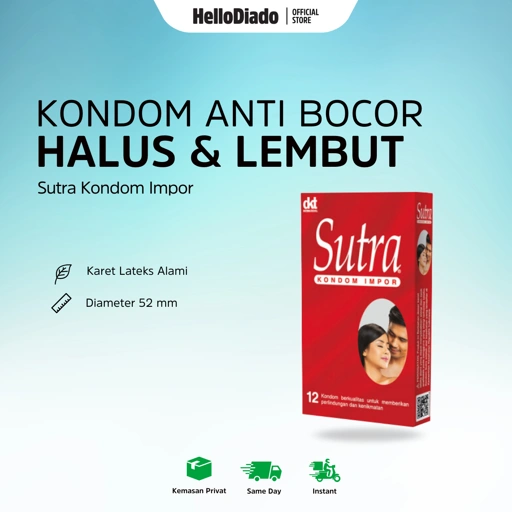 Kondom Sutra Classic Red Merah | Kondom Isi 12 Pcs