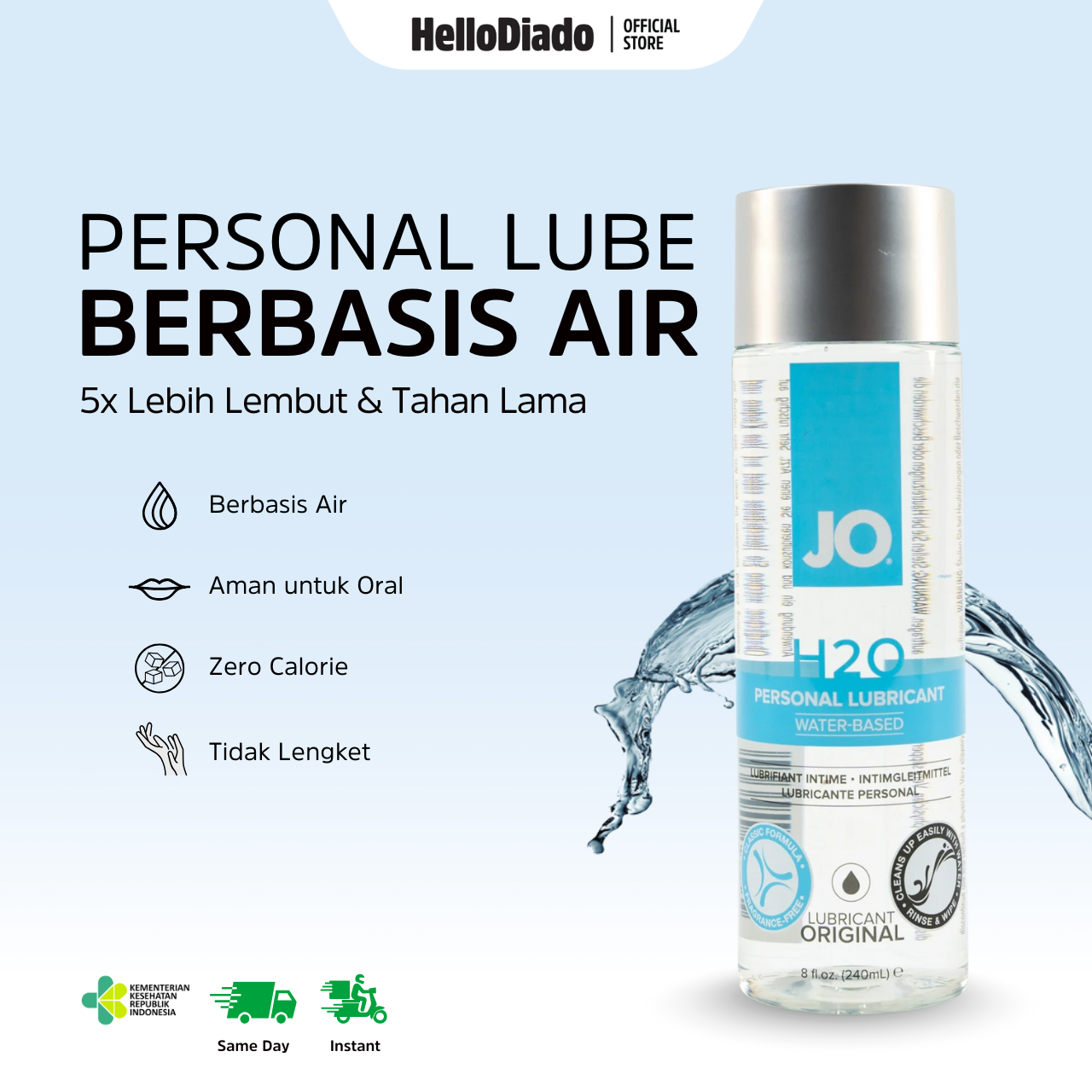 System Jo H2O - Pelumas Pria Wanita Berbahan Dasar Air