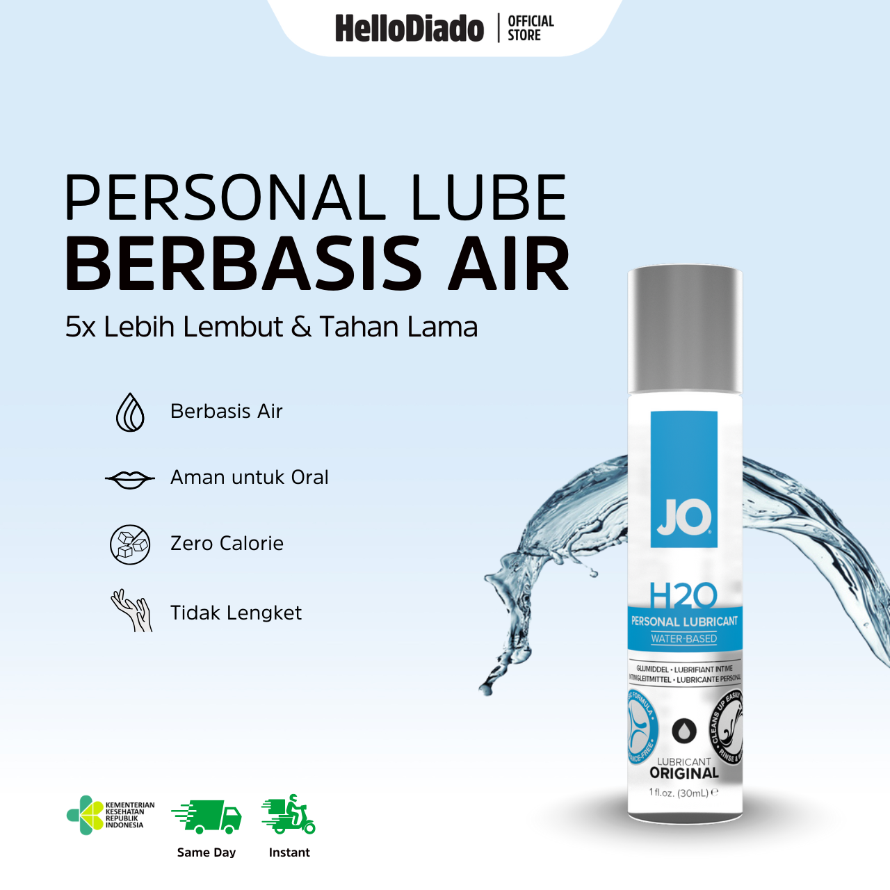 System Jo H2O - Pelumas Pria Wanita Berbahan Dasar Air