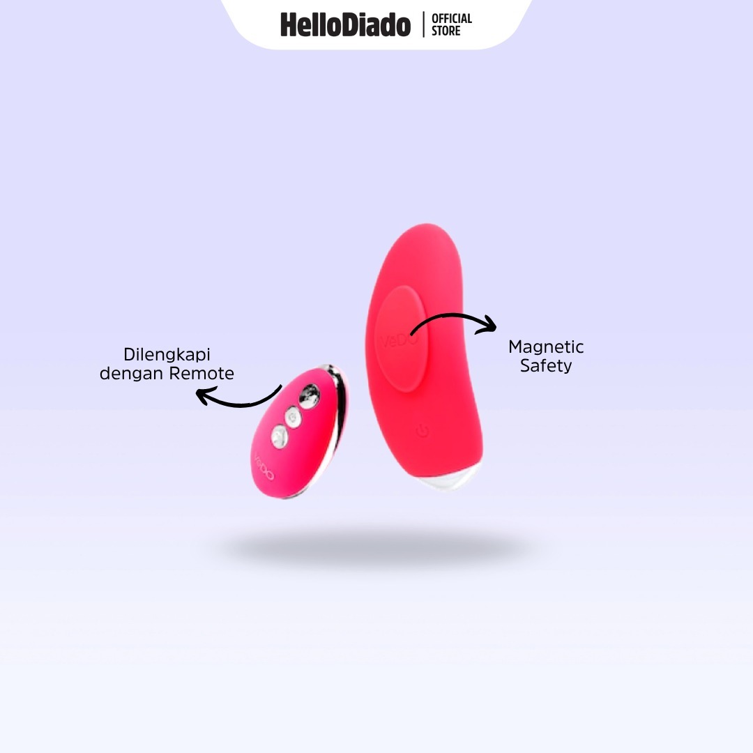 Vedo Niki Rechargeable Panty Vibe - Pink