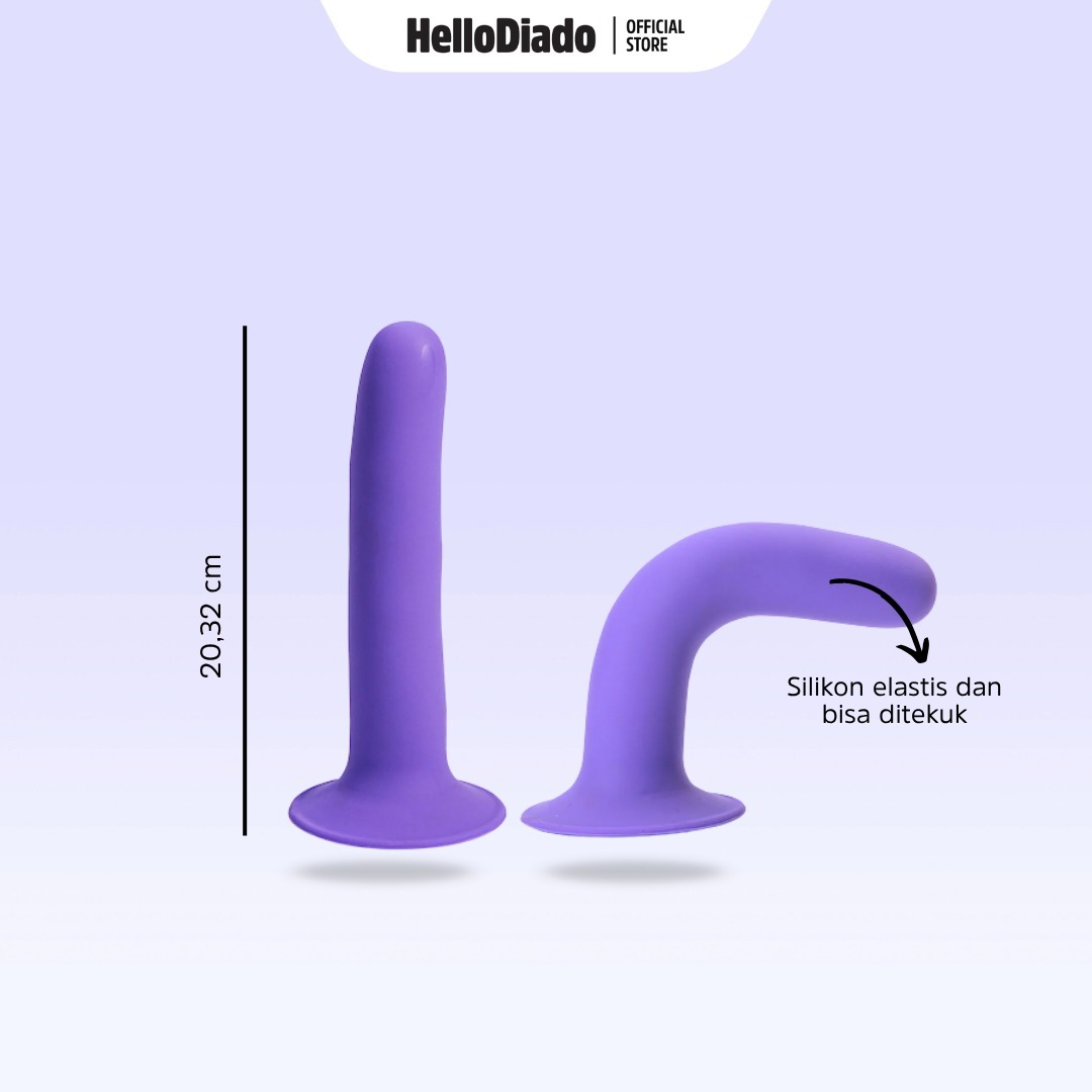 Maia Toys Marin Bendable Silicone Ddg - Deep purple