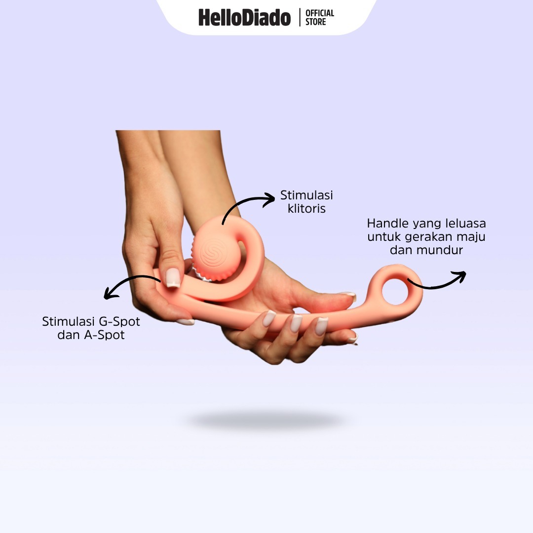 Snail Vibe - Curve Rabbit Sliding Dual Vibrator