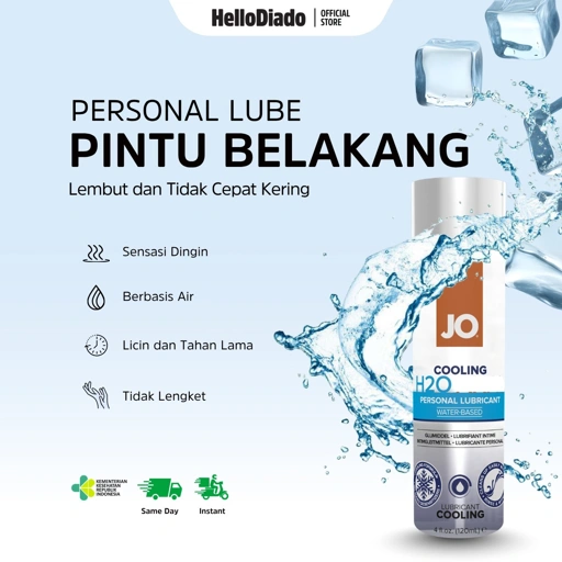 System Jo H2O 4n4l Cooling Waterbased – Pelumas Pria Wanita Berbahan Dasar Air