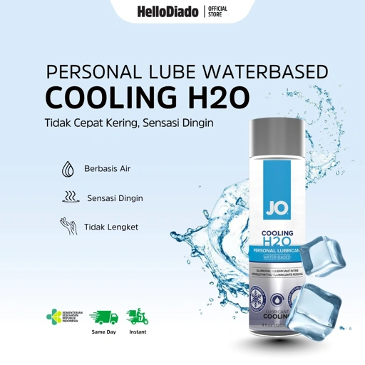 System Jo H2O Cooling 60 ml  – Pelumas Pria Wanita Berbahan Dasar Air 