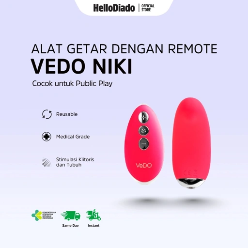 Vedo Niki Rechargeable Panty Vibe - Pink