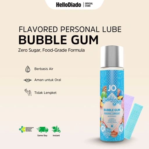 System Jo Bubblegum Waterbased - Pelumas Rasa Edible