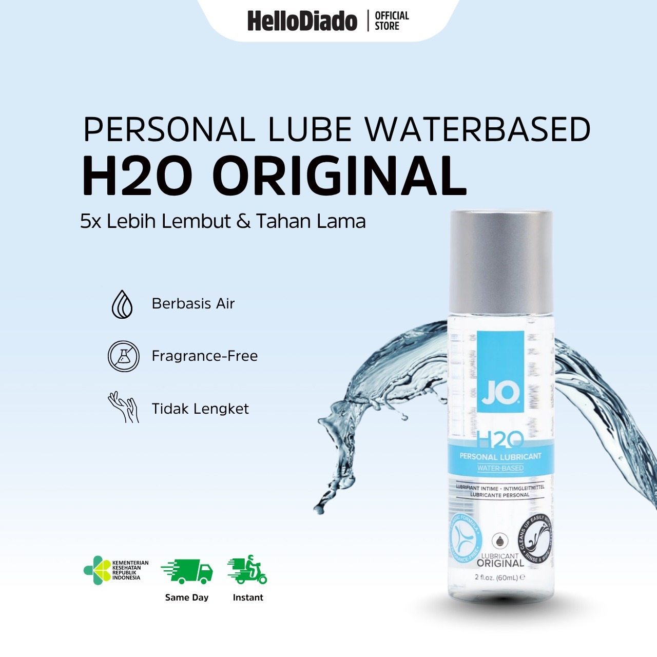 System Jo H2O - Pelumas Pria Wanita Berbahan Dasar Air