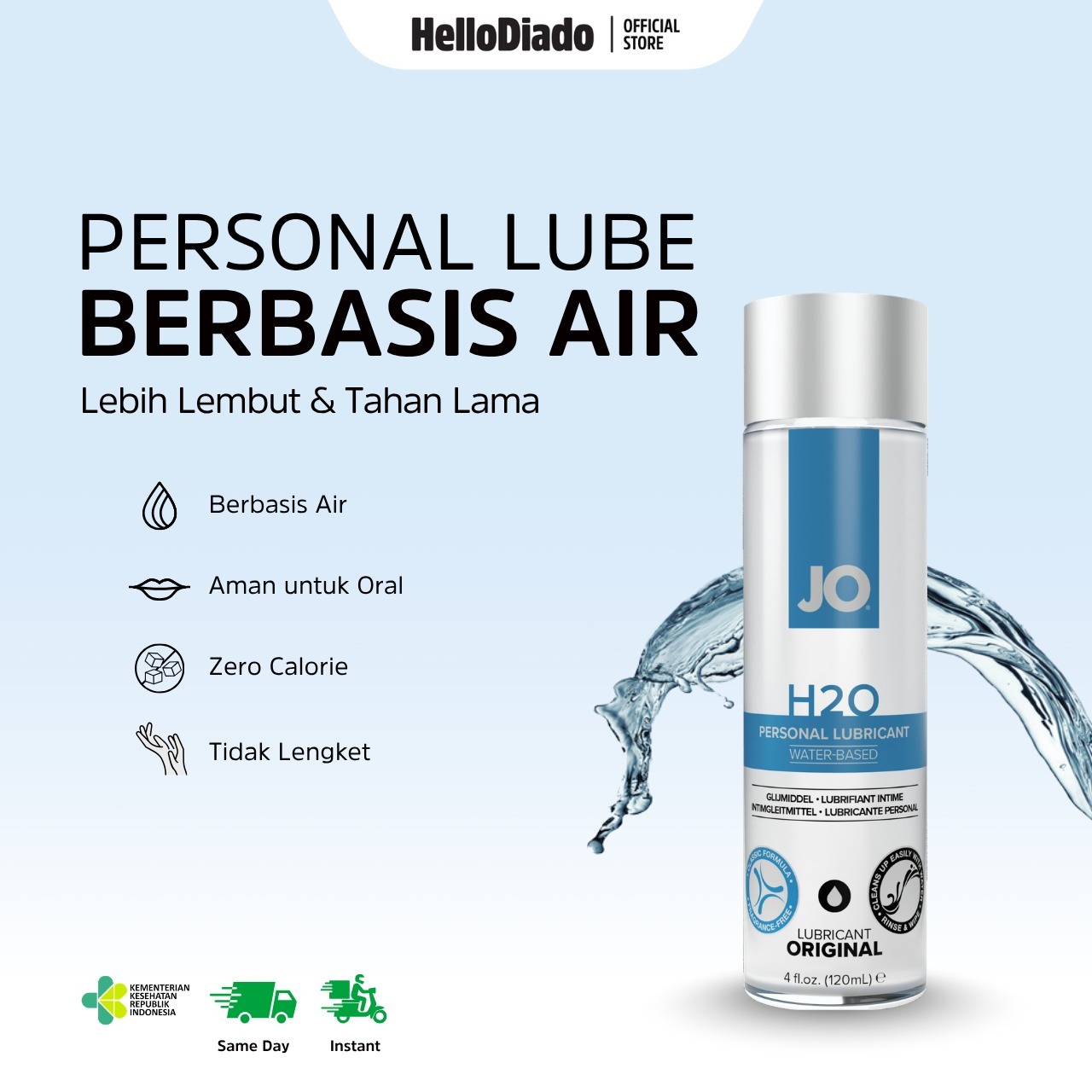 System Jo H2O - Pelumas Pria Wanita Berbahan Dasar Air